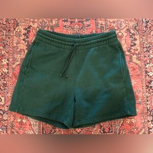 TNA Cozy Fleece Boyfriend Sweatshorts Size Small 5” inseam